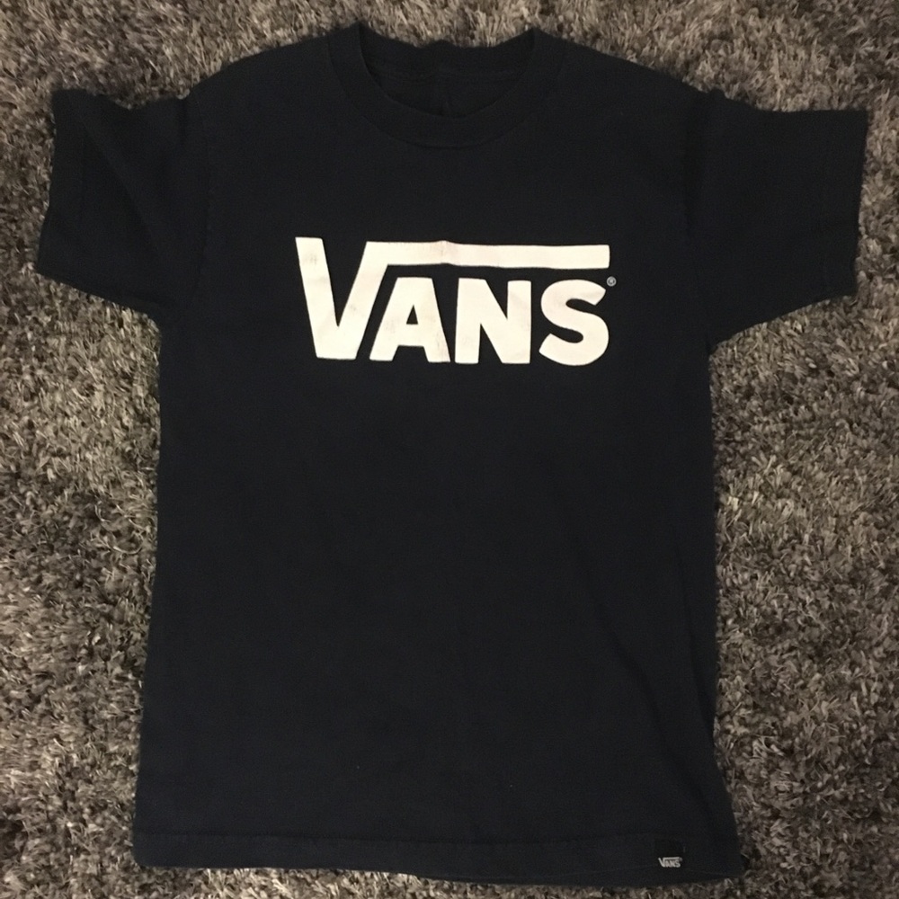 Cotton navy blue t-shirt